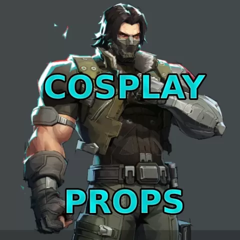 Winter Soldier, BUcky Barnes, Sebastian Stan, Default Costume Marvel Rivals Full armor, weapon Gun and props Cosplay Kit , kitbash Gift holiday free
