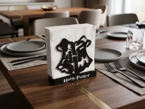 Harry potter tabletop napkin holder