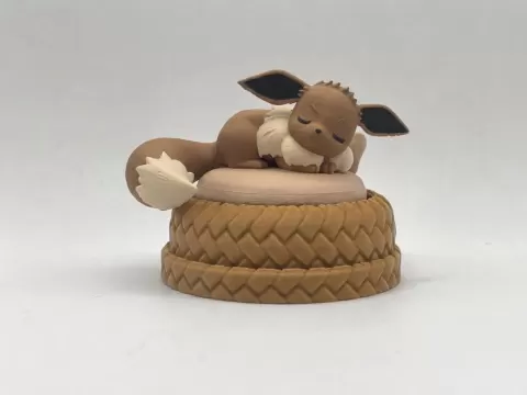 #0133 Eevee - Sleeping Pokemon Clicker