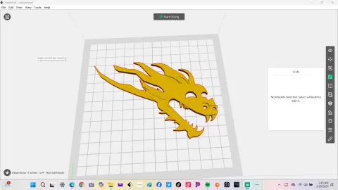 Wall hanging - Sir Dragon King