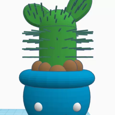 Cuddly Cactus #Tinkercharacters by Bryan Van Dyke