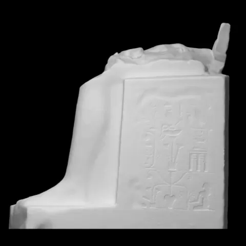 Lower part of seated statue of King Menkaura (Mycerinus) by Scan The World