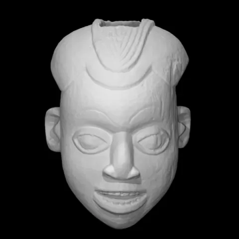 Wooden mask from Cameroon by Museum der Universität Tübingen