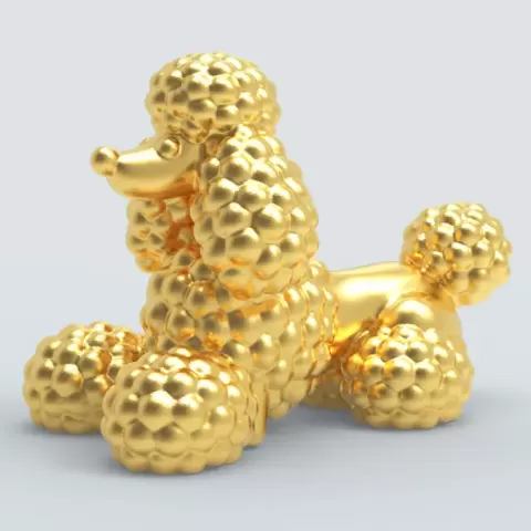 POODLE LYING