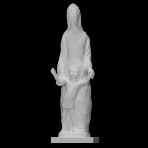Statuette of the Virgin and the Child by Scan The World