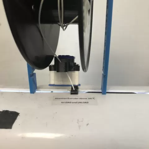 Filament Alarm Sensor Spacer to Mount to Robo R1+ by James DeRuvo