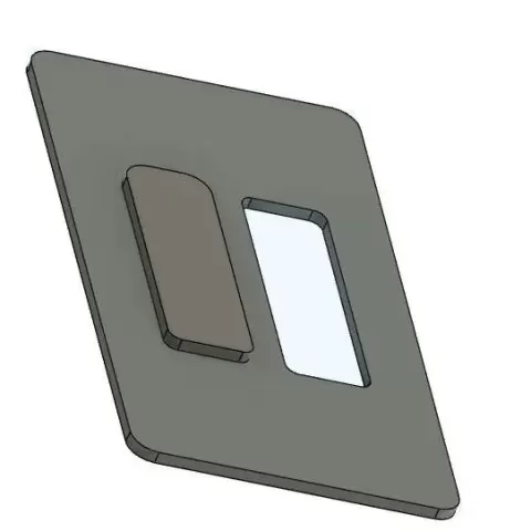 model de 2mm suport rigola