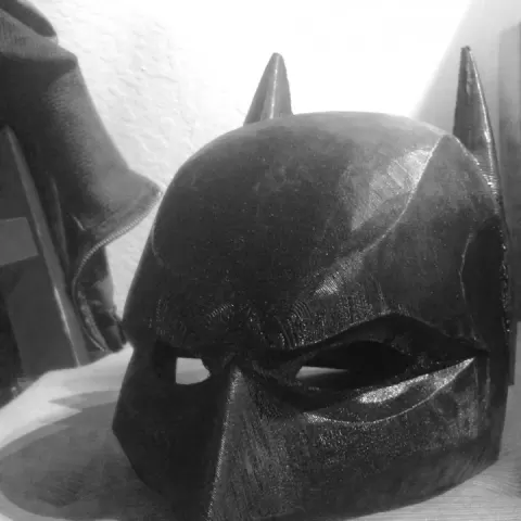 Batman Combat Helmet by Ryan Mee
