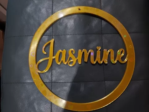 cerchio nascita con scritta Jasmine