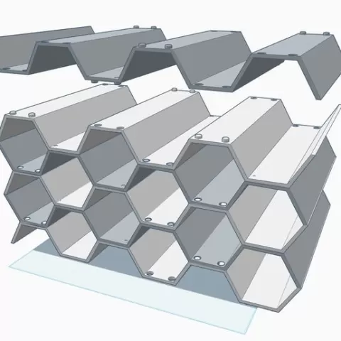 modular bottle rack