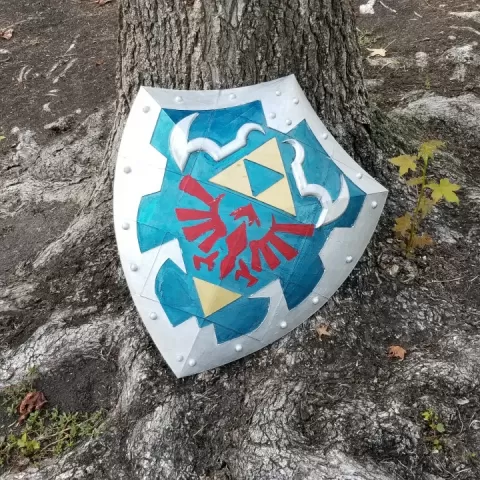 The Legend of Zelda Ocarina of Time Hylian Shield by Parke Bowman