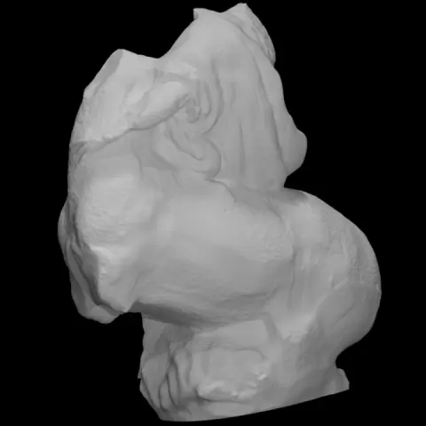 Statue of a Nereid or Aura on horseback by Scan The World