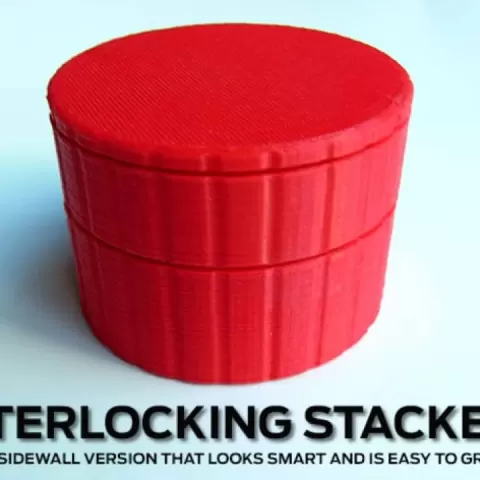 Ribbed Sidewall Interlocking Stackerz by Muzz64