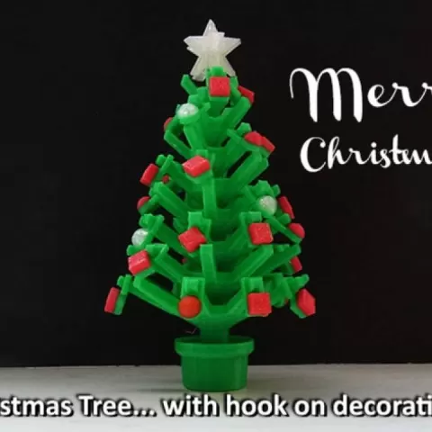 Mini Christmas Tree With Hook On Decorations! by Muzz64