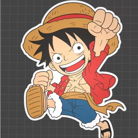 keychain Luffy