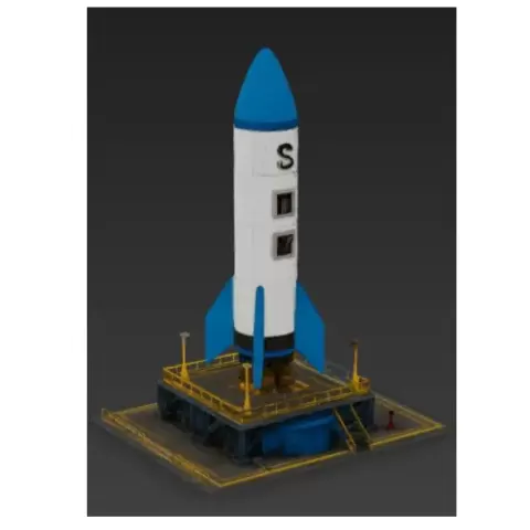 Rocket Launch Platform STL Space Base Rocket Model 3D - Anıl GÖKTAŞ