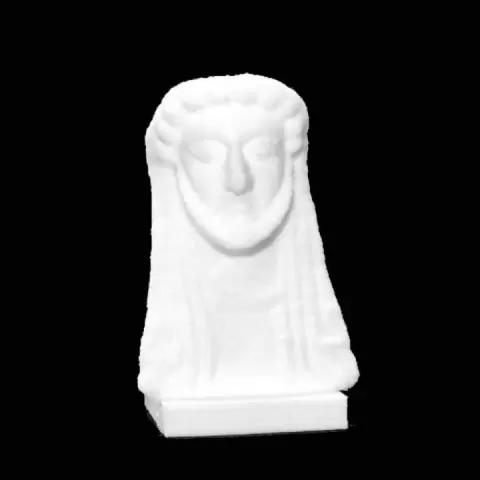 Bust of a bearded male figure at The British Museum, London by Scan The World
