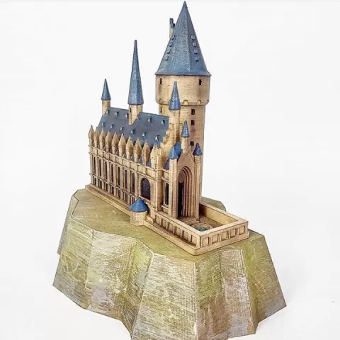 Hogwarts Castle lamp by MiniWorld3D