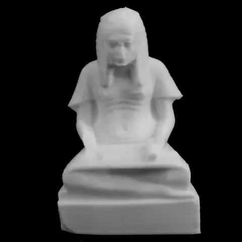 Haremhab as a Scribe of the King at the MET, NY by isaac budmen