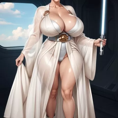 Sci-Fi Princess 3D Model - STL, GLB, FBX