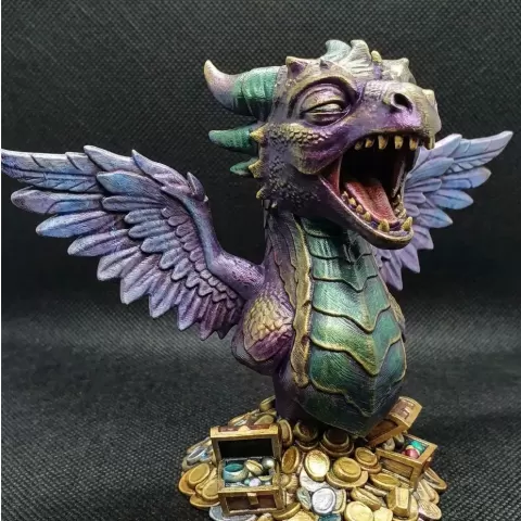 Sleepy Dragon Statue