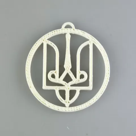 Ukrainian trident of Prince Volodymer the Great (980) by Oleg Khmarnyi