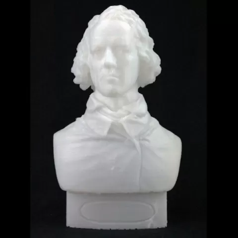 Alfred, Lord Tennyson Bust at Westminster Abbey, London by Scan The World