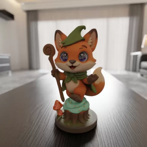 magical forest fox