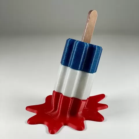 Melted Bomb Pop USB Holder