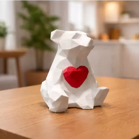 bear with heart - 3D Prints001