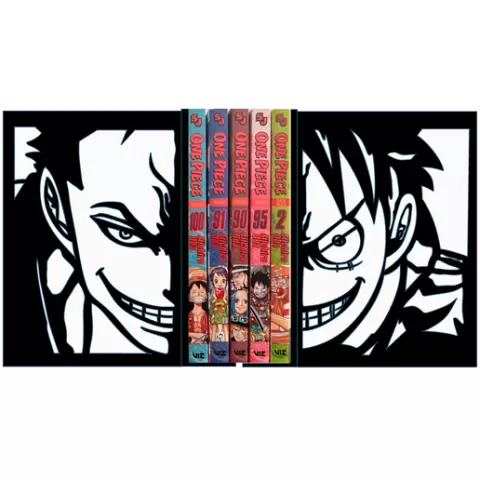 Zoro and Luffy One Piece One Piece Book Holder, Bookend, Game Holder, game support, manga holder, manga support