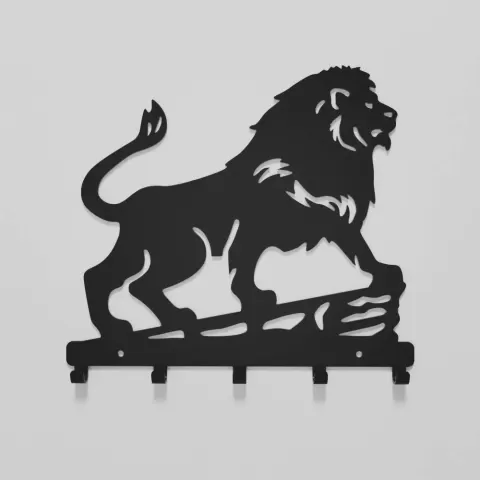Proud Lion Key Hanger - Worker3D