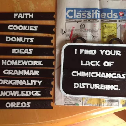 Disturbing.... STAR WARS MAD LIBS DECORATIONS