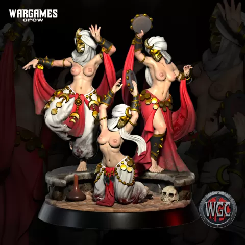 NSFW Daughters of the Veil. Murideen Acolyte Only Nuns Models of the month by WargamesCrew