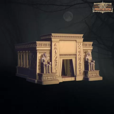 Ancient city of the great pharaohs - The Great Temple by World of Pratheron