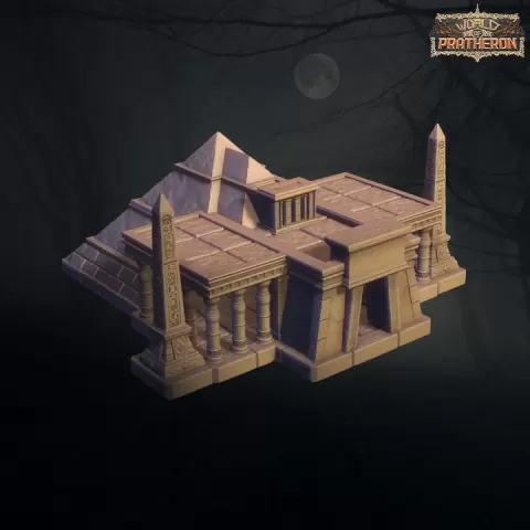 Ancient city of the great pharaohs - Pyramid (small) by World of Pratheron