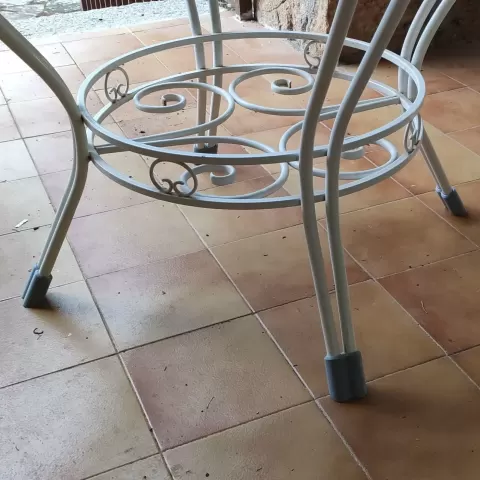 Repuesto o reparación patas mesa exterior jardín tubos 17 mm - Alfmar