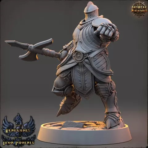 Hugues du Loup Solitaire - The Renegades of the Iron Phoenix by Daybreak Miniatures