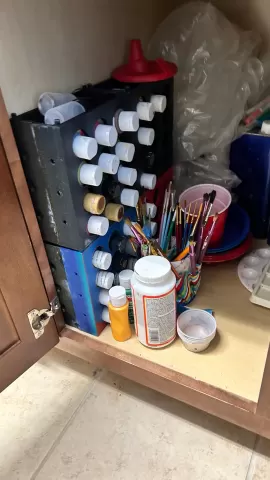 craft paint holder