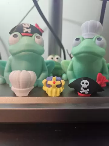 Hat Pack 01 for DeskBuddyFrog magnetic