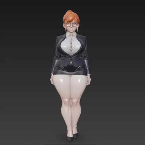 SEXY BUSTY MILF fat secretary NSFW CURVY BBW GIRL
