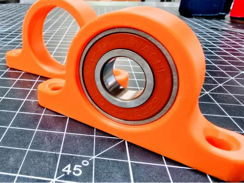 6203 - 40mm OD x 12mm Thick Bearing Pillow Block