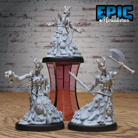 Death Ooze Set / Formless Spawn / Sewers Warrior / Underground City Villager / Slime Creature / Swamp & Marshland Beast by Epic-Miniatures