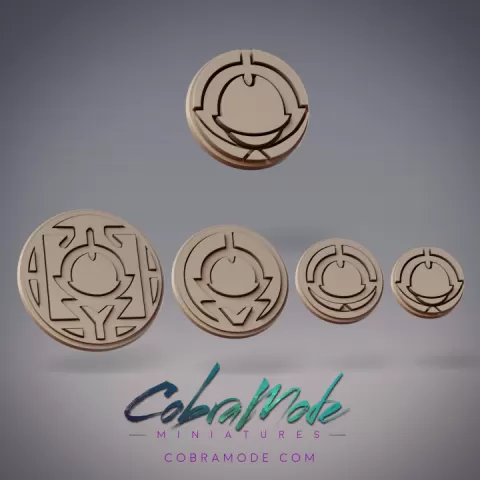 Nemesis Emblem Base Pack (4pcs) by CobraMode