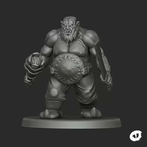 Ogre Warrior by Insight Miniatures