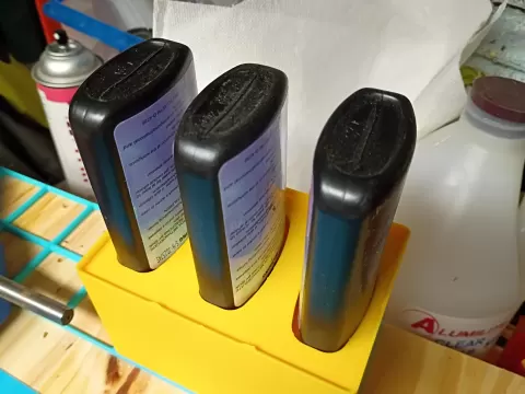 Upside‑Down Storage Rack for 100g UV Resin Bottles