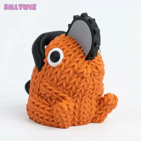 Baby Pochita - Chainsaw Man Manga - Knitted - Crochet - SillyWiz