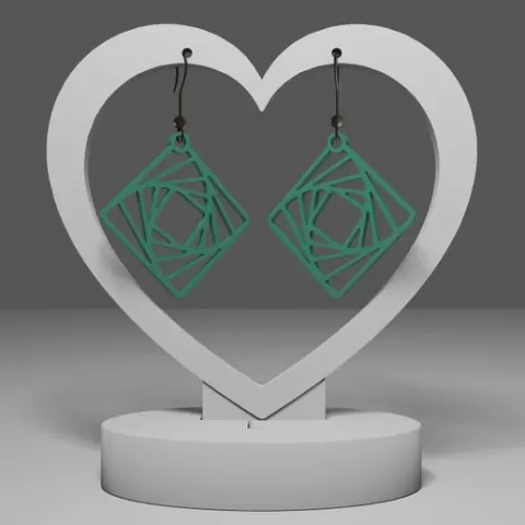 Geometric earrings