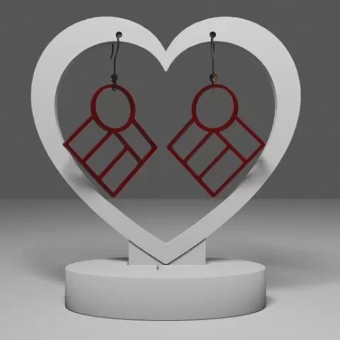 Geometric earrings
