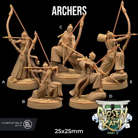 Archers | PRESUPPORTED | Chosen of the Kami Pt. II by The Dragon Trappers Lodge